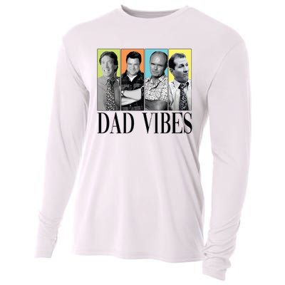 Retro 90’S Dad Vibes Cooling Performance Long Sleeve Crew