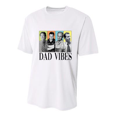 Retro 90’S Dad Vibes Youth Performance Sprint T-Shirt