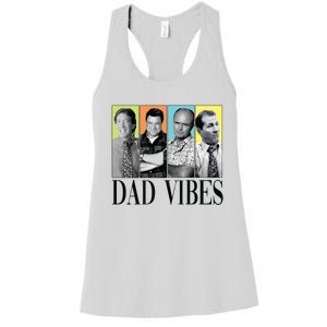 Retro 90’S Dad Vibes Women's Racerback Tank