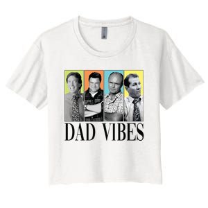 Retro 90’S Dad Vibes Women's Crop Top Tee