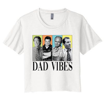 Retro 90’S Dad Vibes Women's Crop Top Tee