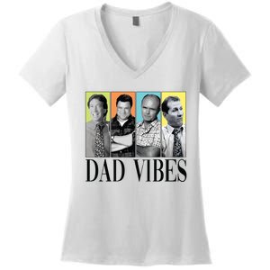 Retro 90’S Dad Vibes Women's V-Neck T-Shirt