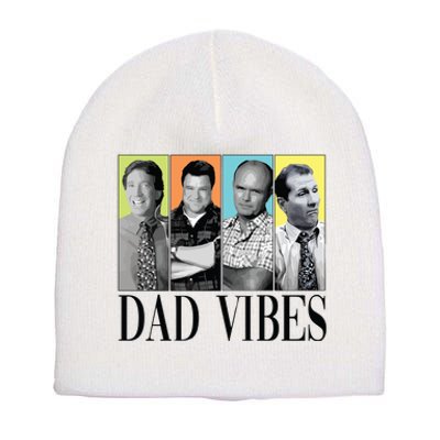 Retro 90’S Dad Vibes Short Acrylic Beanie