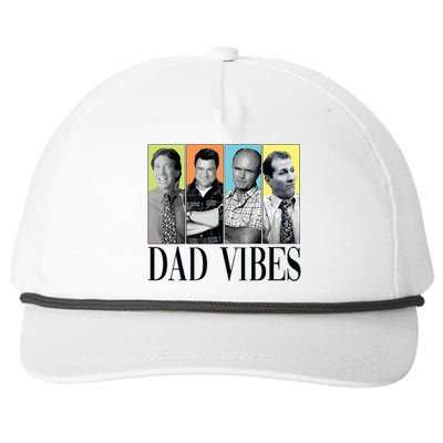 Retro 90’S Dad Vibes Snapback Five-Panel Rope Hat