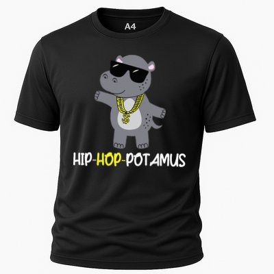 Rap 90s Hip Hop Hippo Cute Hippopotamus Zoo Animal Gift Performance Shirt