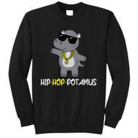 Rap 90s Hip Hop Hippo Cute Hippopotamus Zoo Animal Gift Sweatshirt