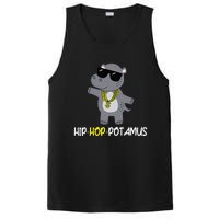 Rap 90s Hip Hop Hippo Cute Hippopotamus Zoo Animal Gift PosiCharge Competitor Tank