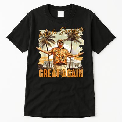 Retro 90's Make Summer Great Again Retro Trump Summer Tall T-Shirt