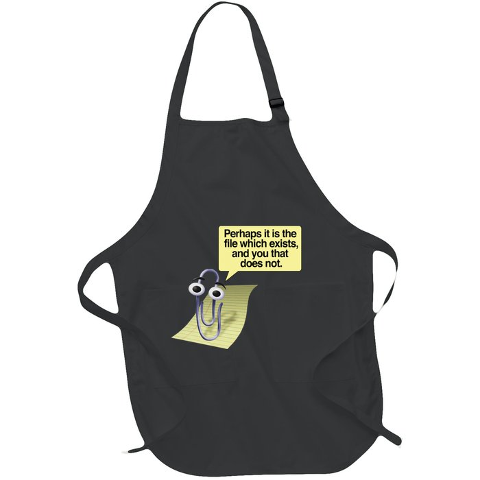 Retro 90s00s Microsoft Clippy Perhaps It Is The File Which Eists Full-Length Apron With Pockets