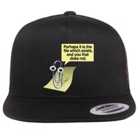 Retro 90s00s Microsoft Clippy Perhaps It Is The File Which Eists Flat Bill Trucker Hat
