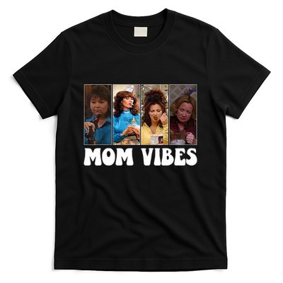 Retro 90’S Mom Vibes Funny Mom Life MotherS Day 2024 T-Shirt