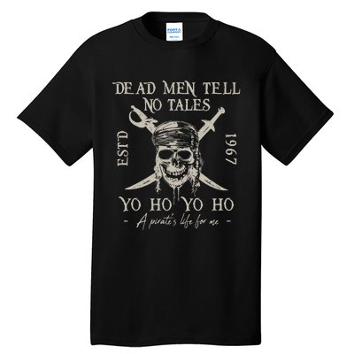 Retro 90s Pirates Of The Caribbean Yo Ho A Pirates Life Tall T-Shirt