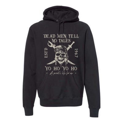 Retro 90s Pirates Of The Caribbean Yo Ho A Pirates Life Premium Hoodie