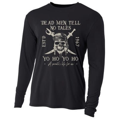 Retro 90s Pirates Of The Caribbean Yo Ho A Pirates Life Cooling Performance Long Sleeve Crew