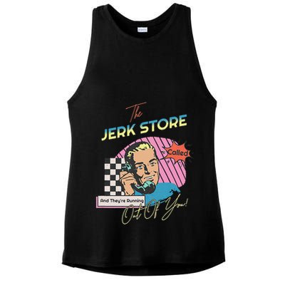Retro 90s Sitcom The Jerk Store Called Tv Episode Ladies PosiCharge Tri-Blend Wicking Tank