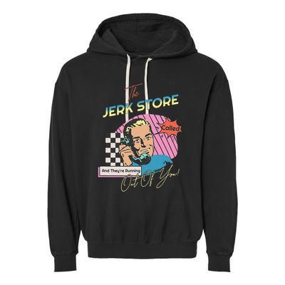 Retro 90s Sitcom The Jerk Store Called Tv Episode Garment-Dyed Fleece Hoodie