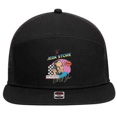 Retro 90s Sitcom The Jerk Store Called Tv Episode 7 Panel Mesh Trucker Snapback Hat
