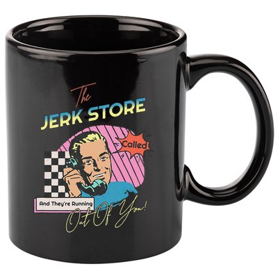 Retro 90s Sitcom The Jerk Store Called Tv Episode 11oz C Handle Ceramic Mug