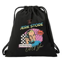 Retro 90s Sitcom The Jerk Store Called Tv Episode Drawstring Bag