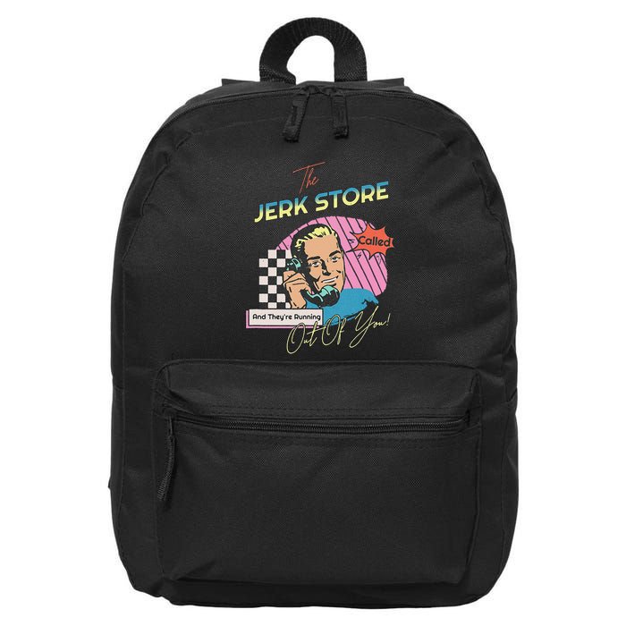 Retro 90s Sitcom The Jerk Store Called Tv Episode 16 in Basic Backpack