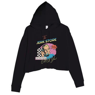 Retro 90s Sitcom The Jerk Store Called Tv Episode Crop Fleece Hoodie