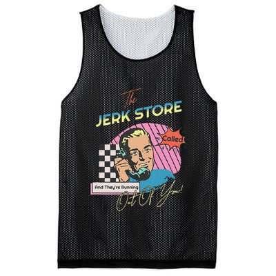 Retro 90s Sitcom The Jerk Store Called Tv Episode Mesh Reversible Basketball Jersey Tank
