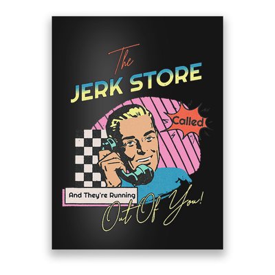 Retro 90s Sitcom The Jerk Store Called Tv Episode Poster