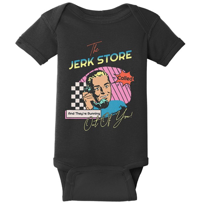 Retro 90s Sitcom The Jerk Store Called Tv Episode Baby Bodysuit