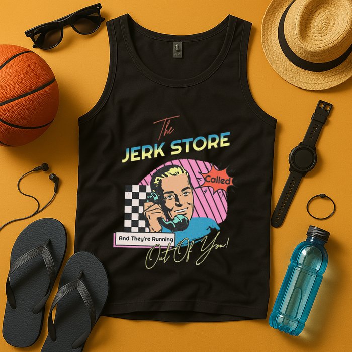 Retro 90s Sitcom The Jerk Store Called Tv Episode Tank Top
