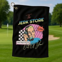 Retro 90s Sitcom The Jerk Store Called Tv Episode Golf Towel