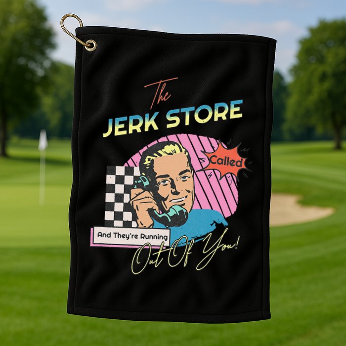 Retro 90s Sitcom The Jerk Store Called Tv Episode Golf Towel