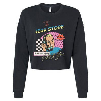 Retro 90s Sitcom The Jerk Store Called Tv Episode Cropped Pullover Crew