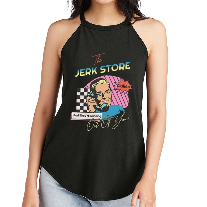 Retro 90s Sitcom The Jerk Store Called Tv Episode Women's Perfect Tri Rocker Tank