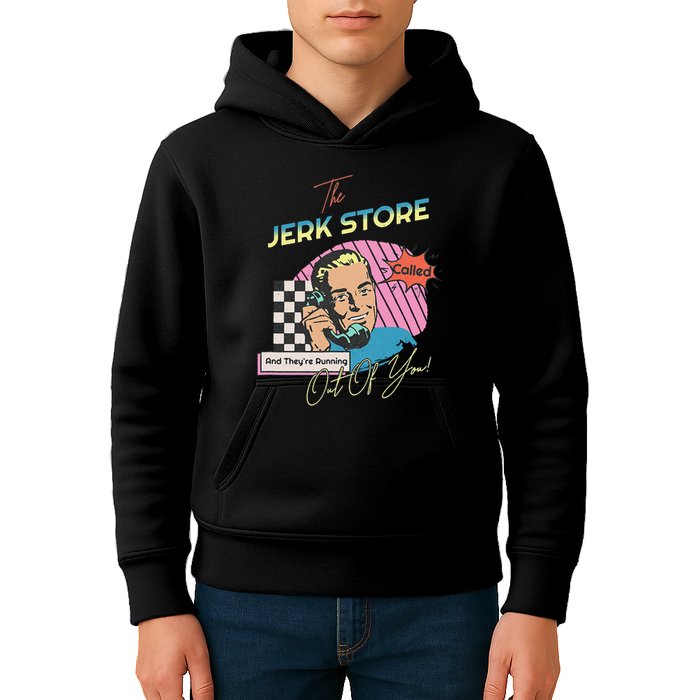 Retro 90s Sitcom The Jerk Store Called Tv Episode Kids Hoodie