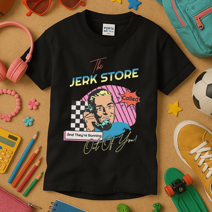 Retro 90s Sitcom The Jerk Store Called Tv Episode Kids T-Shirt