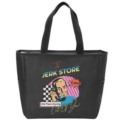 Retro 90s Sitcom The Jerk Store Called Tv Episode Zip Tote Bag