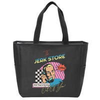 Retro 90s Sitcom The Jerk Store Called Tv Episode Zip Tote Bag