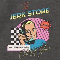 Retro 90s Sitcom The Jerk Store Called Tv Episode Vector Backpack