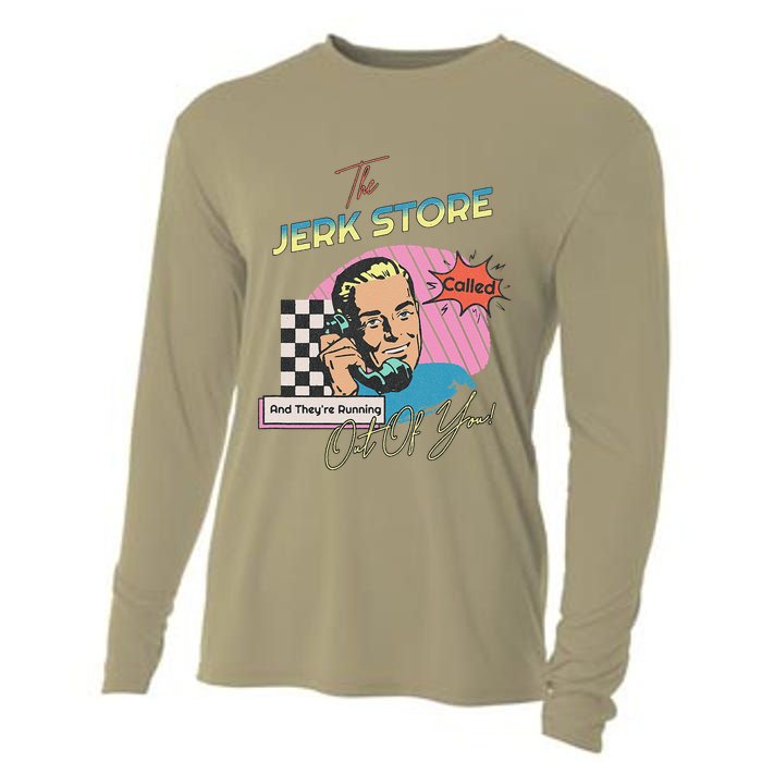 Retro 90s Sitcom The Jerk Store Called Tv Episode Cooling Performance Long Sleeve Crew