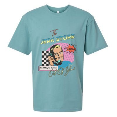 Retro 90s Sitcom The Jerk Store Called Tv Episode Sueded Cloud Jersey T-Shirt