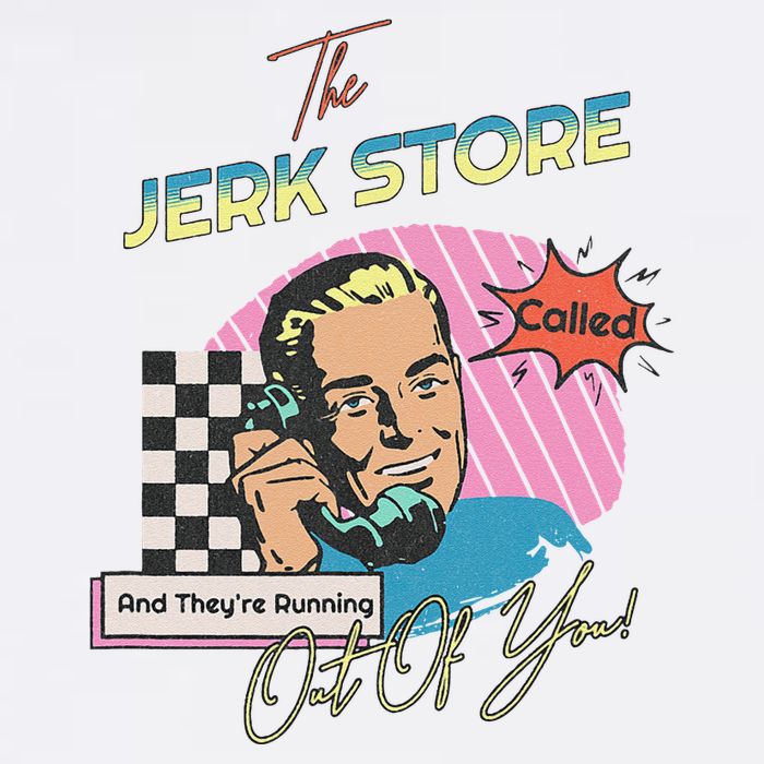 Retro 90s Sitcom The Jerk Store Called Tv Episode Garment-Dyed Sweatshirt