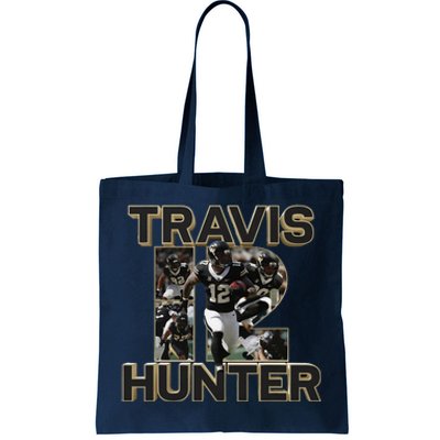 Retro 90s Travis Hunter Funny Graphic Tote Bag