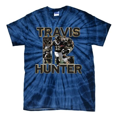 Retro 90s Travis Hunter Funny Graphic Tie-Dye T-Shirt