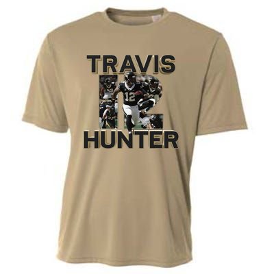 Retro 90s Travis Hunter Funny Graphic Cooling Performance Crew T-Shirt