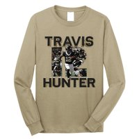 Retro 90s Travis Hunter Funny Graphic Long Sleeve Shirt