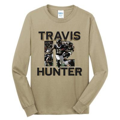 Retro 90s Travis Hunter Funny Graphic Tall Long Sleeve T-Shirt