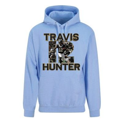 Retro 90s Travis Hunter Funny Graphic Unisex Surf Hoodie