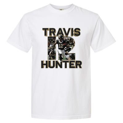 Retro 90s Travis Hunter Funny Graphic Garment-Dyed Heavyweight T-Shirt