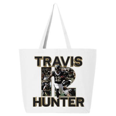 Retro 90s Travis Hunter Funny Graphic 25L Jumbo Tote