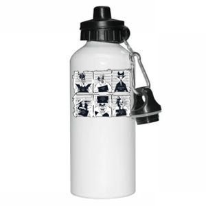 Retro 90s Villains Funny Villain Friends Bad Witches Club Halloween Aluminum Water Bottle